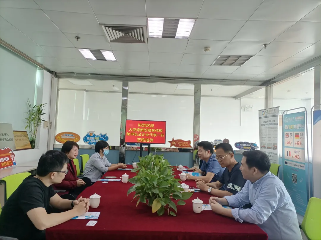 大亚湾区新阶联秘书处一行来我会走访交流(图1)
